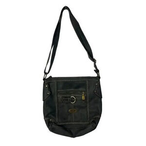 BOC Charcoal Gray Adjustable Crossbody Purse